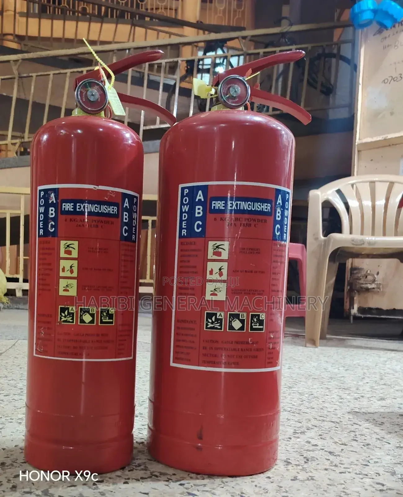 Red 9kg Fire Extinguisher