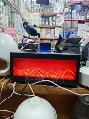 Fireplace-Style Essential Oil Diffuser.