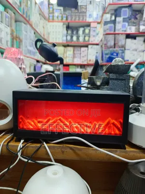Fireplace-Style Essential Oil Diffuser.