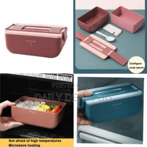 Rectangle Bento Leak-Proof Lunch Box Portable Pp Double Layer Storage
