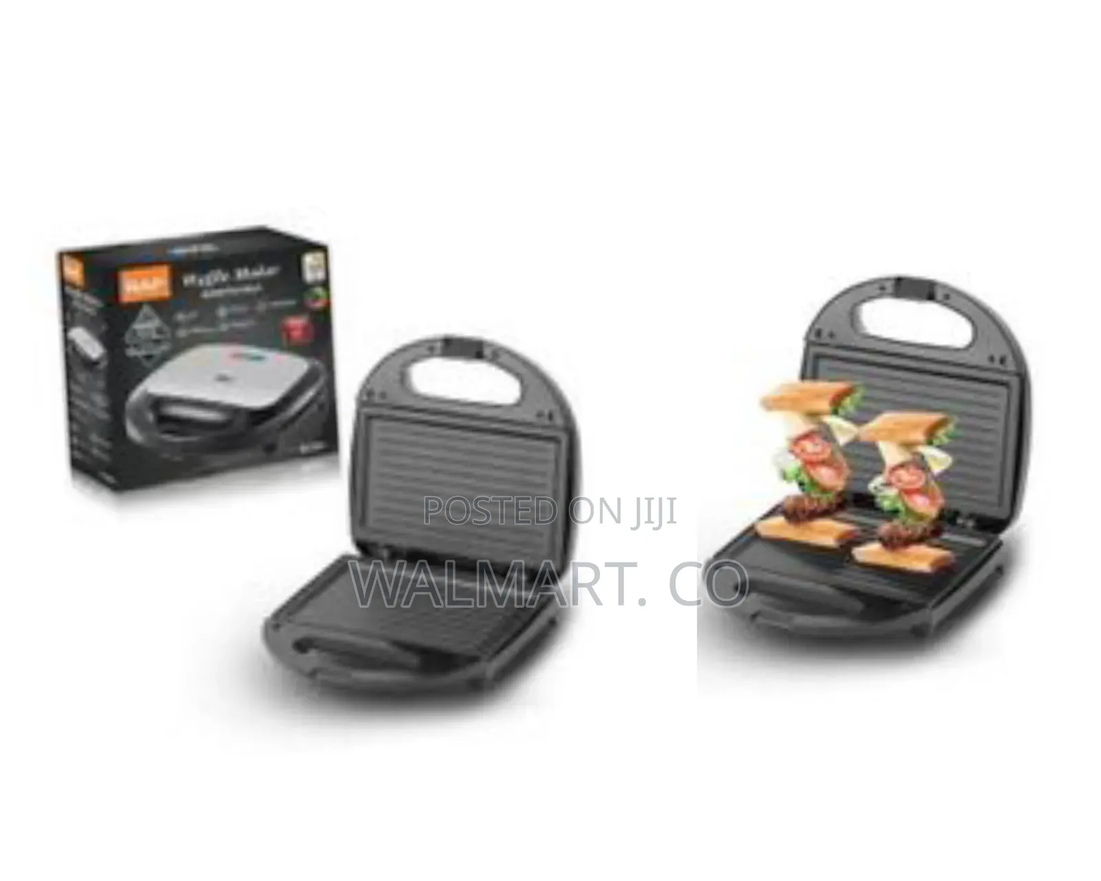 Raf Sandwich Maker Non Stick Surface Bread Toaster
