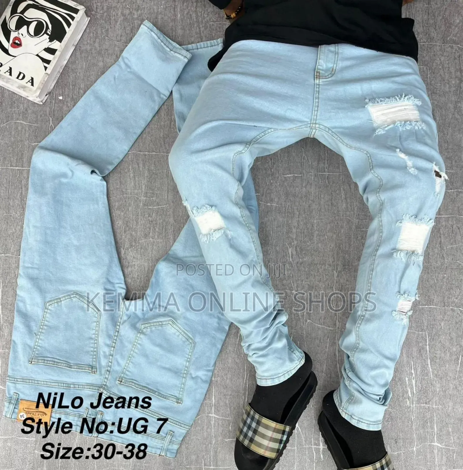 Stretcher Jeans Both Plain and Damage