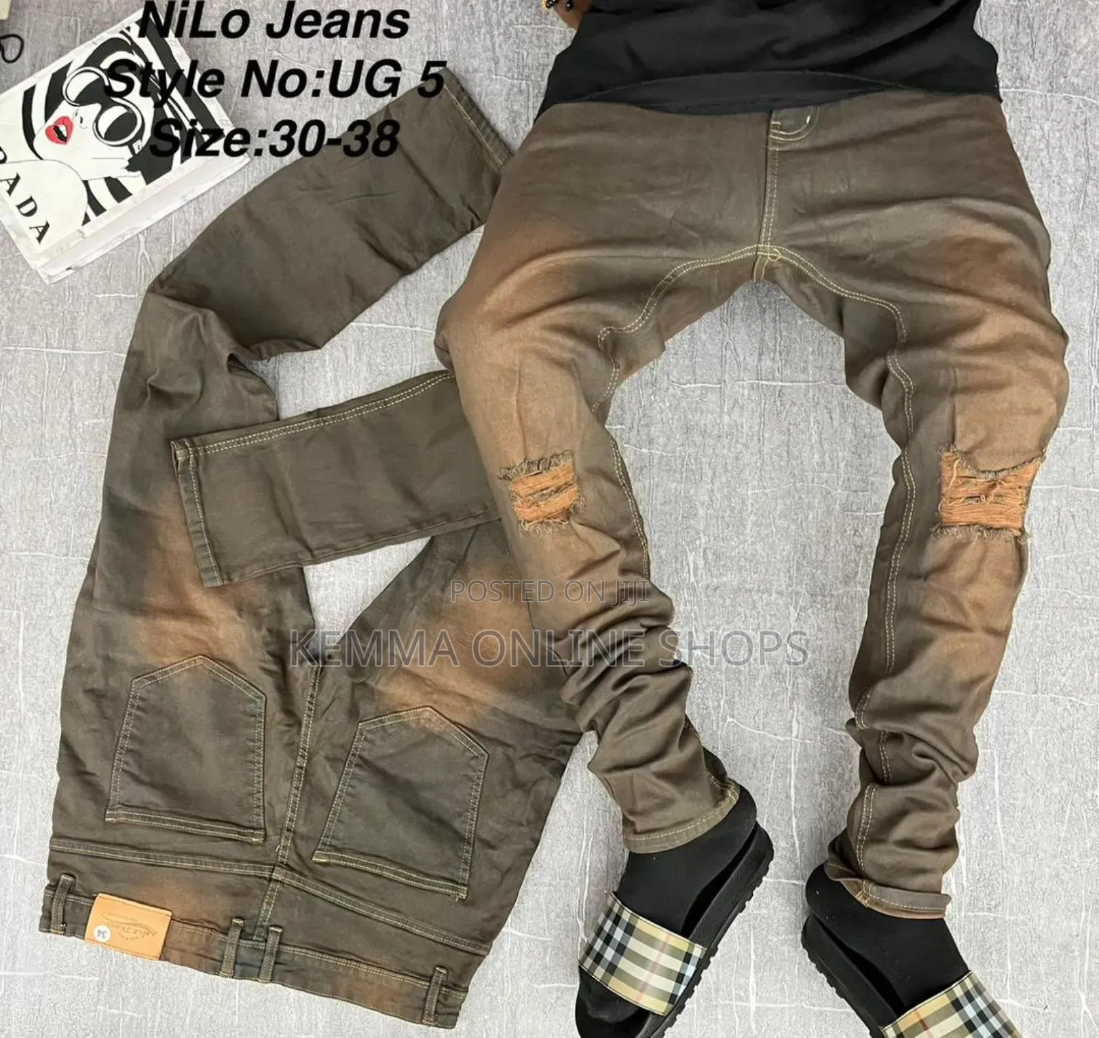 Stretcher Jeans Both Plain and Damage