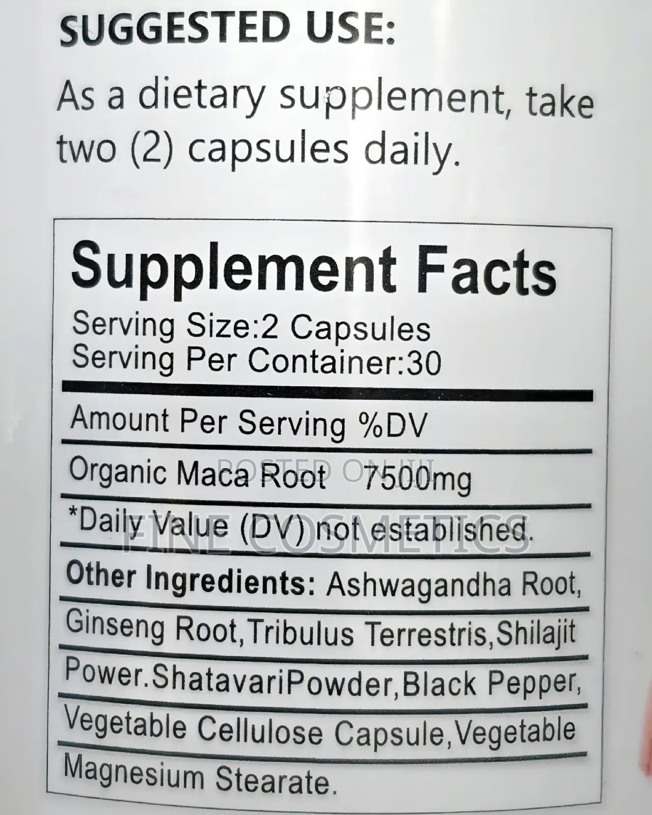 Extreme Curve Maca Plus Pills | For Hips + Butt Enlargement