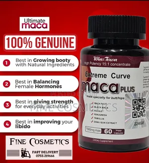 Extreme Curve Maca Plus Pills | For Hips + Butt Enlargement