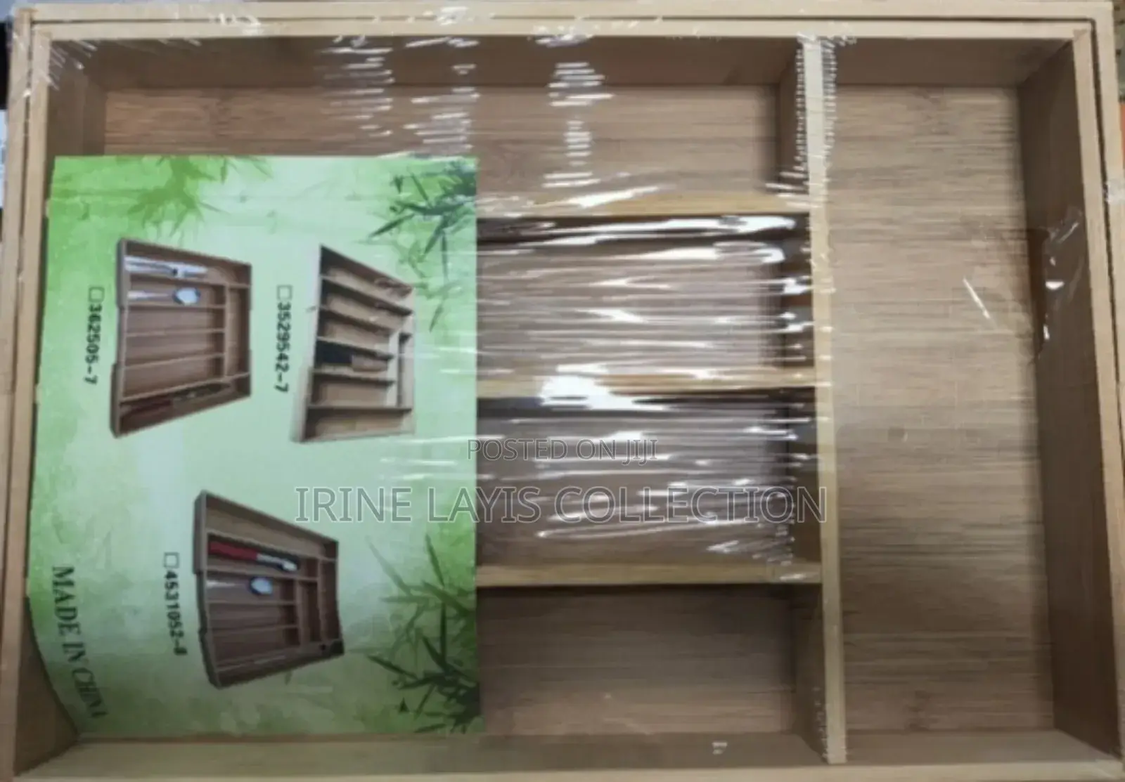 Bamboo Cutlery Drawer Organizer.