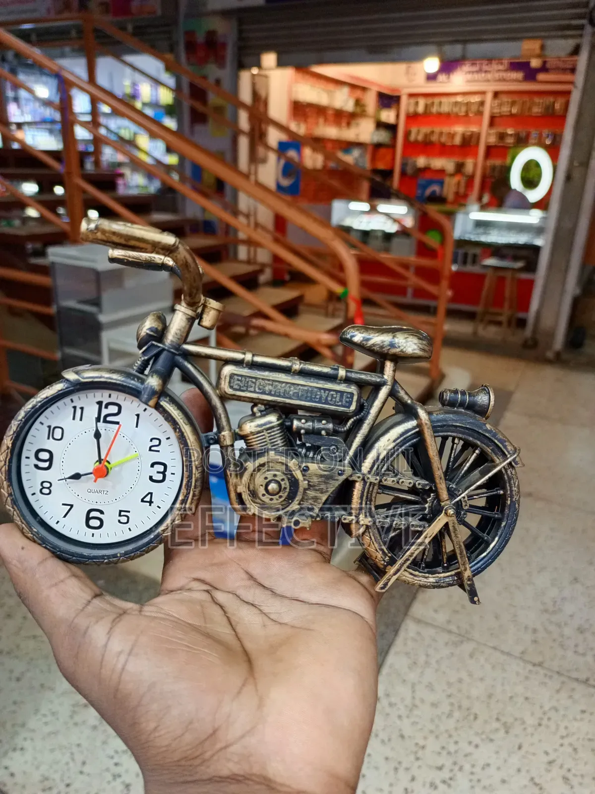 Vintage-Style Bicycle Alarm Clock.