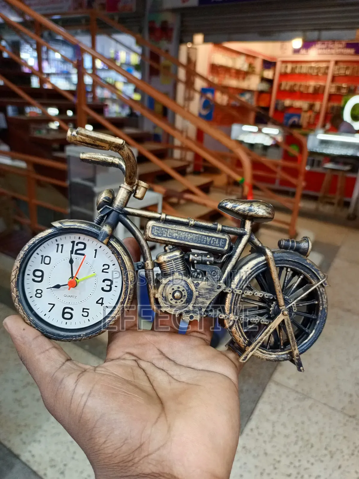 Vintage-Style Bicycle Alarm Clock.