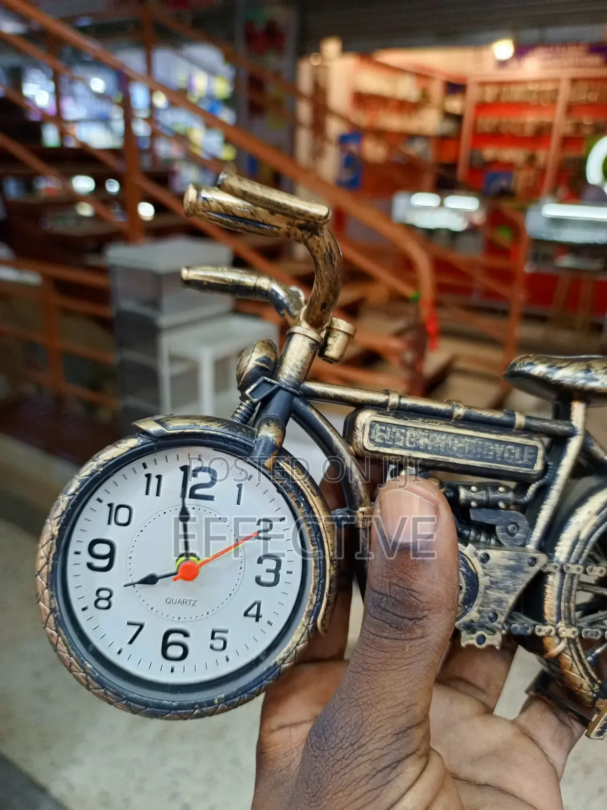 Vintage-Style Bicycle Alarm Clock.