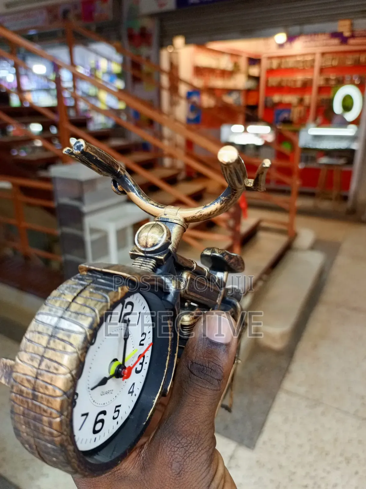 Vintage-Style Bicycle Alarm Clock.