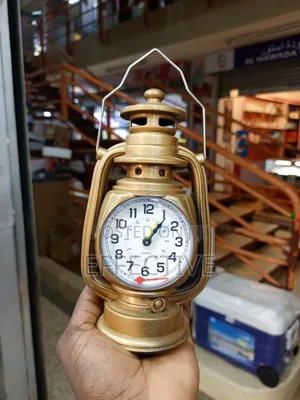 Kerosene Lamp-Style Alarm Clock.