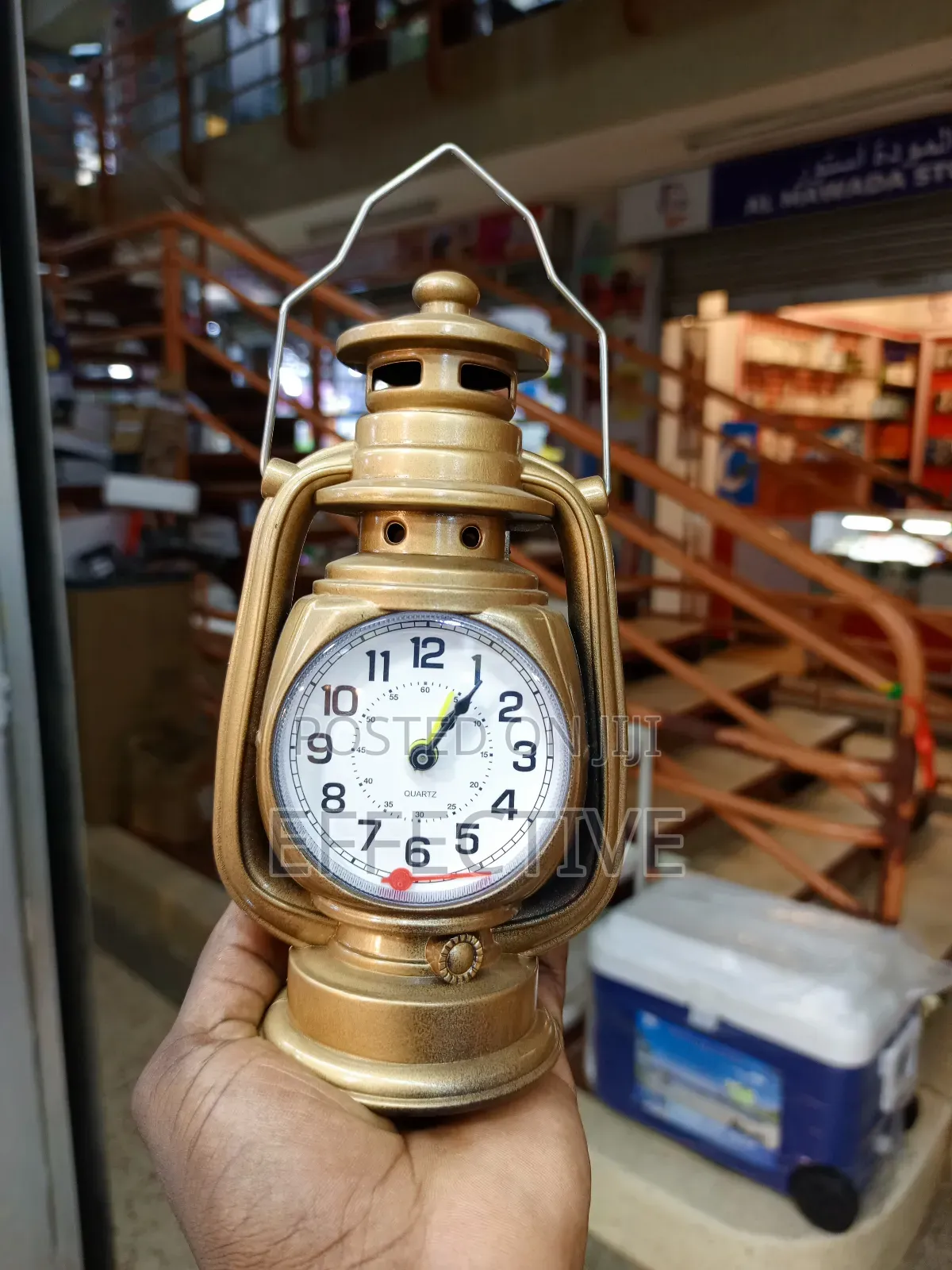 Kerosene Lamp-Style Alarm Clock.