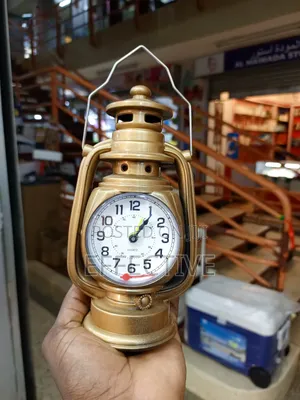 Kerosene Lamp-Style Alarm Clock.