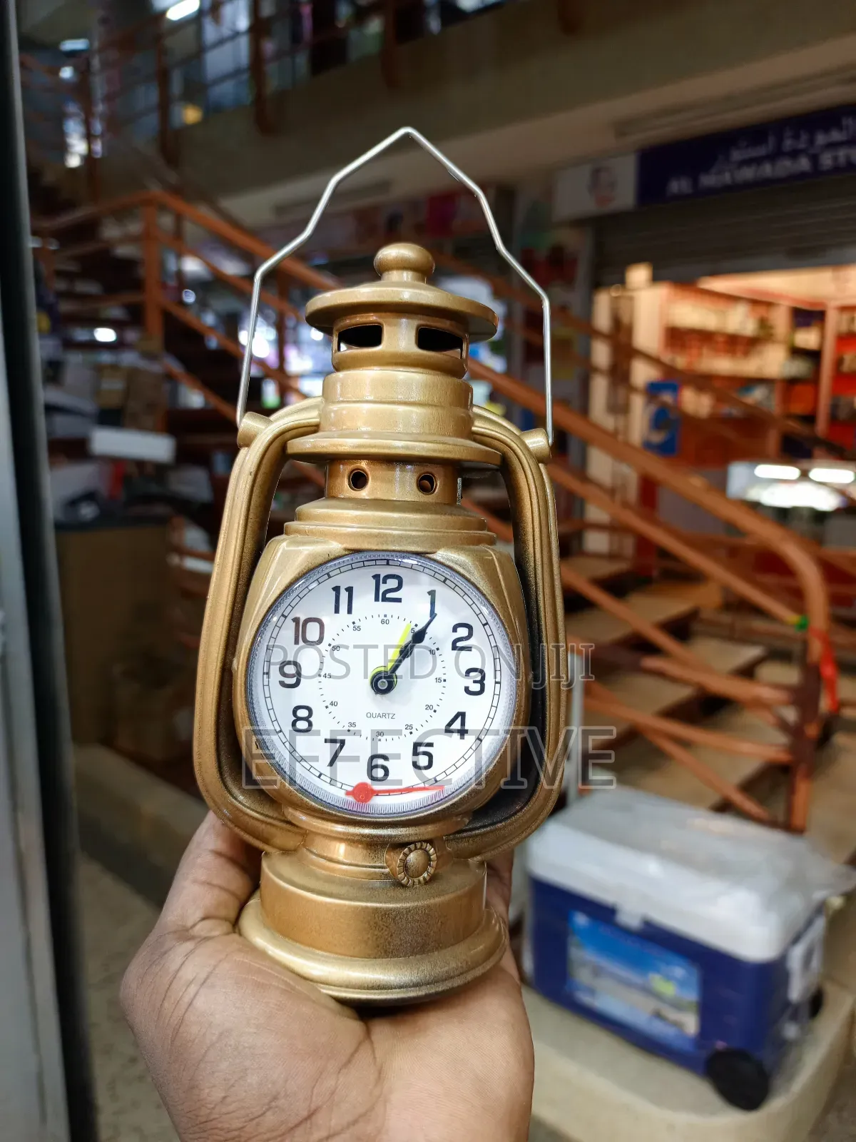 Kerosene Lamp-Style Alarm Clock.
