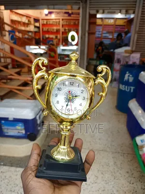 Trophy-Style Table Clock