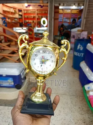 Trophy-Style Table Clock