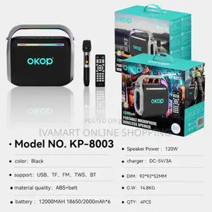 Okop Portable Microphone Wireless Speaker