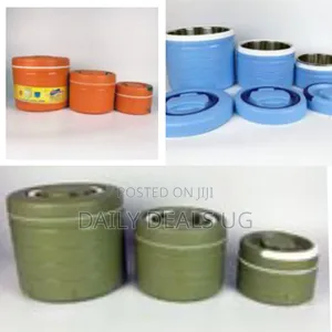 Daydays 3 Piece of Insulated Lunch Boxes Food Warmer Jar Storage