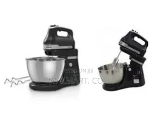 Saachi 5 Speed Hand Mixer With Stainless Steel Bowl