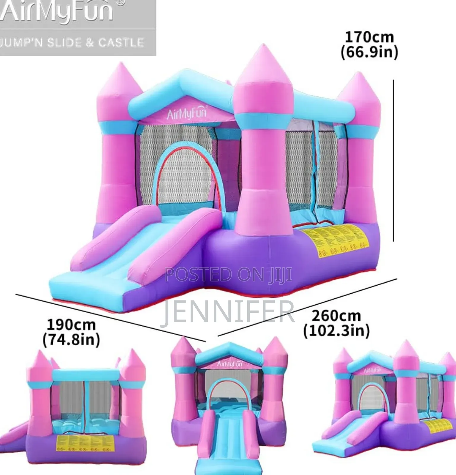 Inflatable Bounce House With Slide