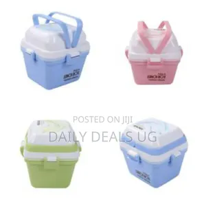 Storage Lunch Box With Hidden Handle Four-Sided Buckle Mobile Phone