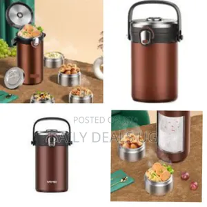 2.5l Multilayer Lunch Bento Box Stainless Steel Insulated Portable