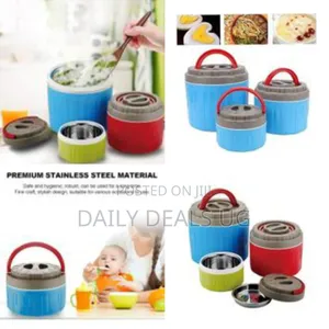 3 Piece of Stainless Steel Insulated Food Container Set for Rice