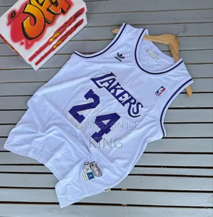 Adidas White Los Angeles Lakers Jersey