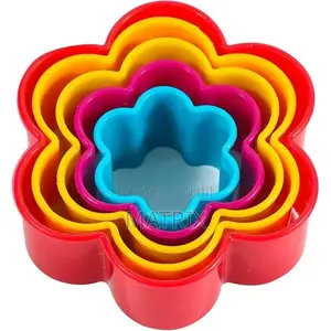 5 PCS of Flower Cookie Cutters ,Biscuits Cutter