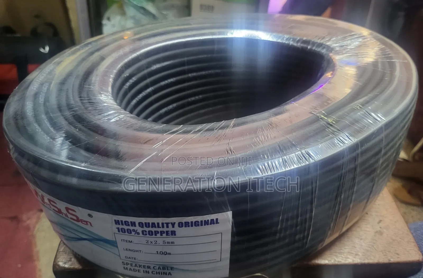 Speaker Cable 2 Core- 2.5mm - 100 Meters Roll