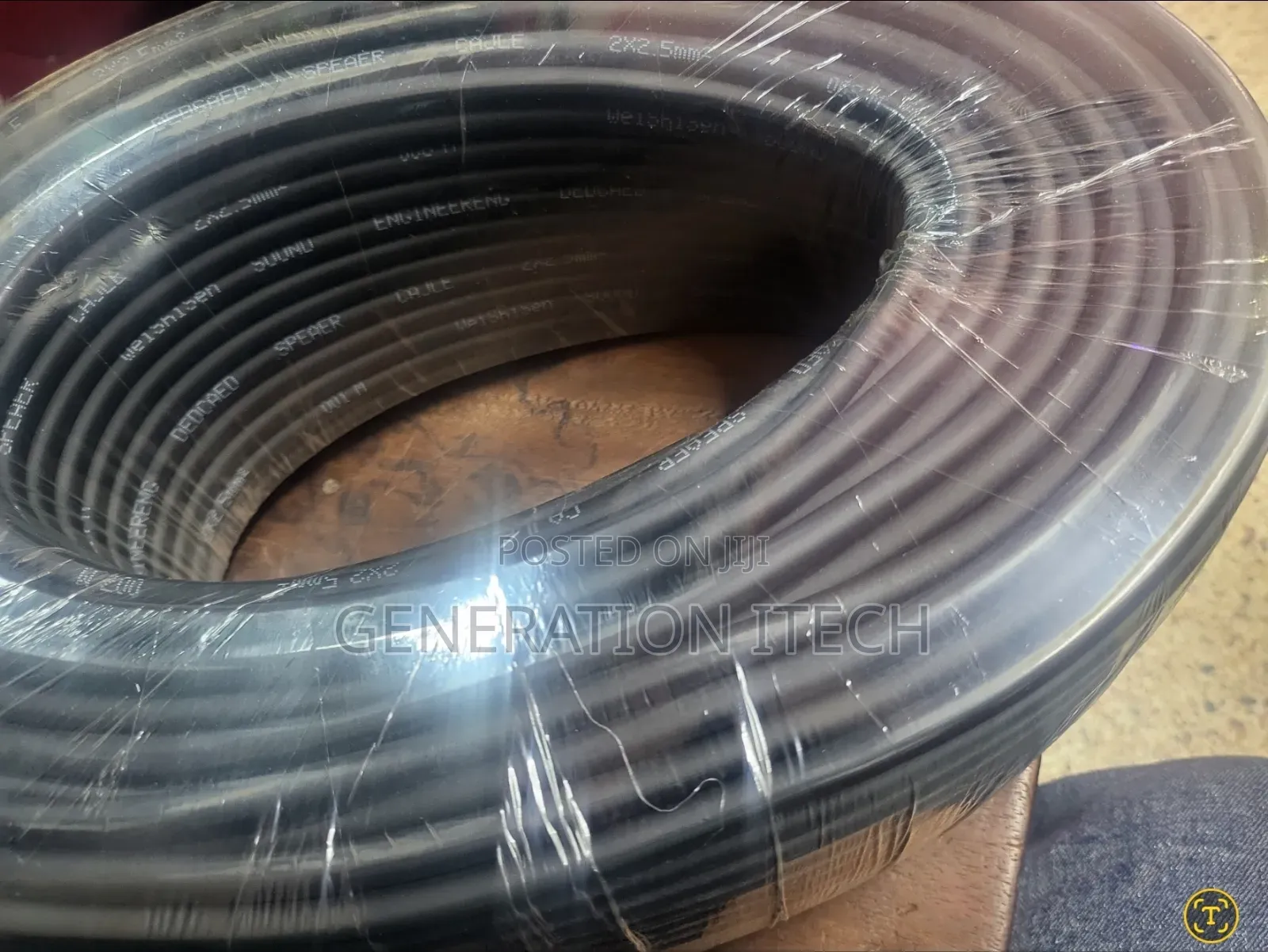 Speaker Cable 2 Core- 2.5mm - 100 Meters Roll