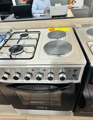 Iqra 2 Euro Gas & 2 Electric Hotplate Cooker With Dish Warmer Part
