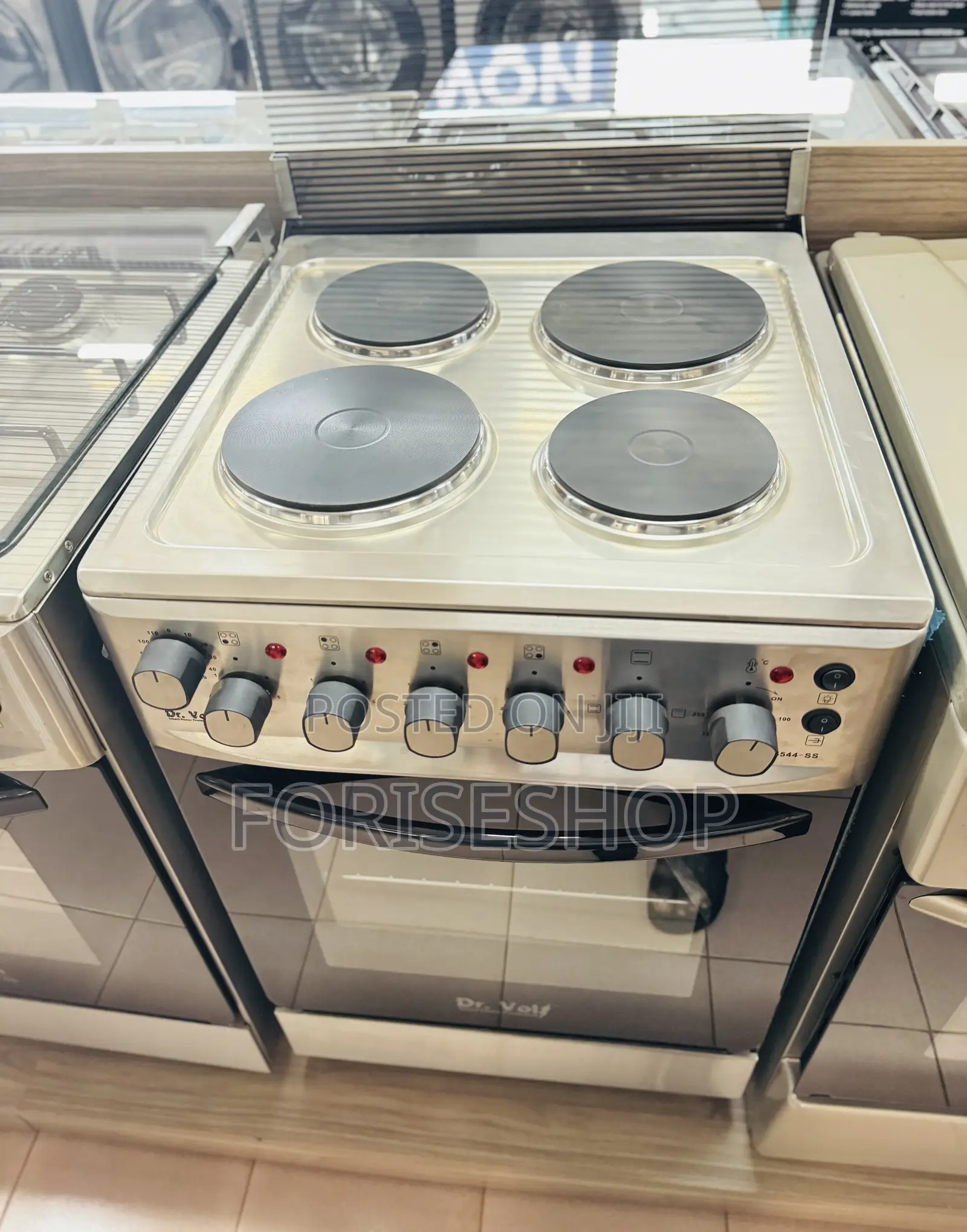 Dr Volt 4 Hot Plates Electric Cooker 55cm