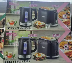 2 in 1 DSP Electric Kettle + Bread Toaster