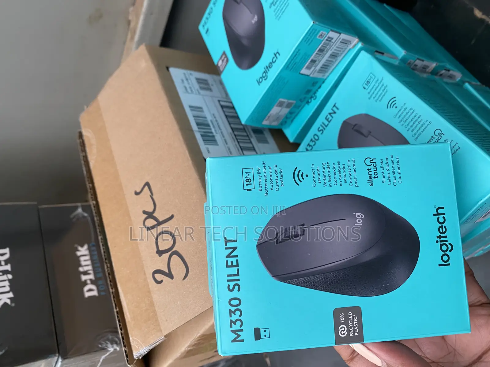Logitech M330 Silent Wireless Mouse, 2.4ghz With Usb Receiver