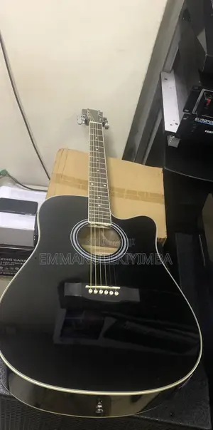 Magical Acoustic Guitar Black N