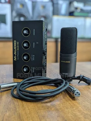 M-Audio Sound Card and Microphone