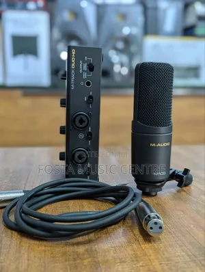 M-Audio Sound Card and Microphone
