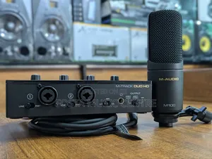 M-Audio Sound Card and Microphone