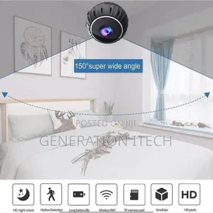 Wireless Spy Camera With 360° Wide View, Night Vision, Durable Battery