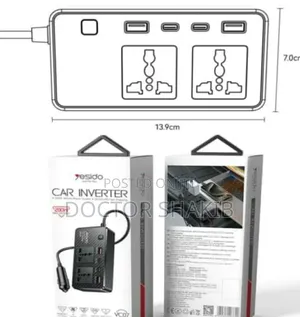 Original Yesido Vc07 200w Car Power Inverter