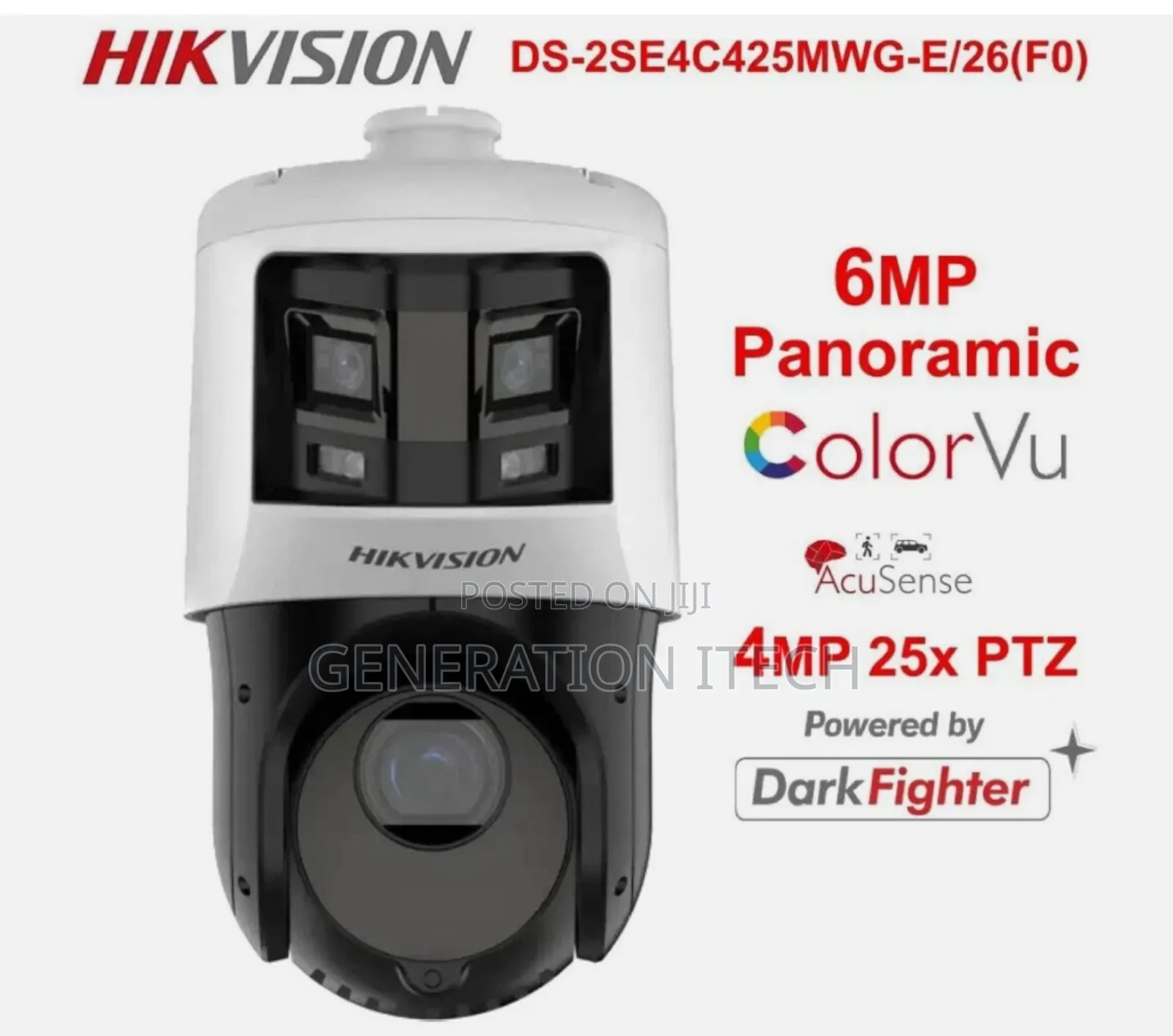 Hikvision Tandemvu Ptz Camera 6+4mp Panoramic 25x Ptz Ip Camera