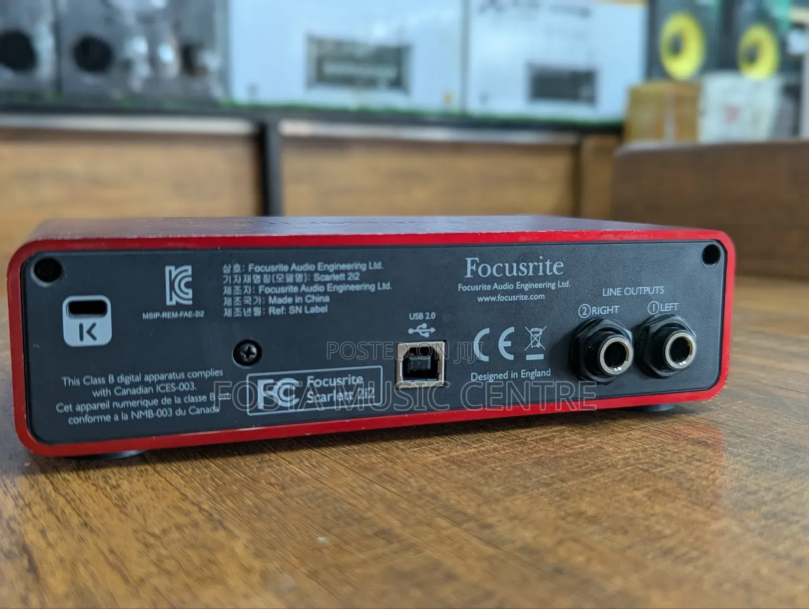 Focusrite 2i2 Sound Card