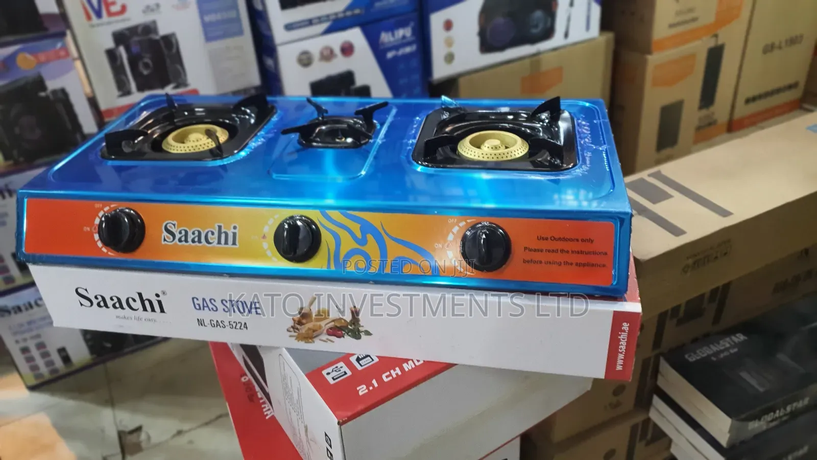 3 Saachi Gas Burner