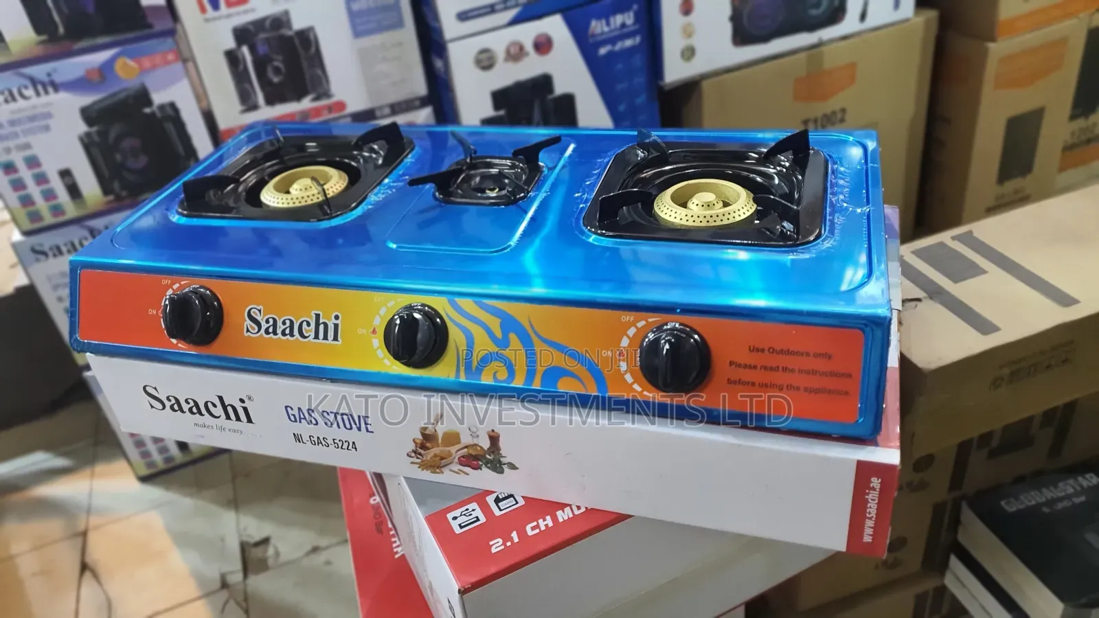 3 Saachi Gas Burner