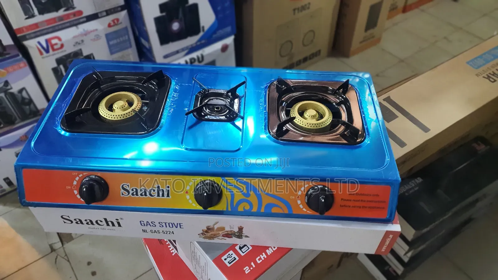 3 Saachi Gas Burner