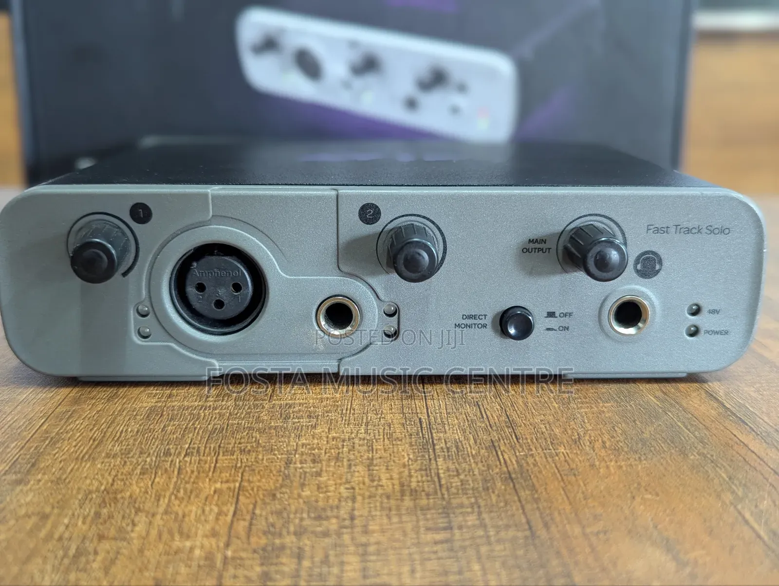 Fast Track Solo Avid Sound Card