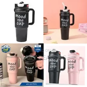 Mood the Cup Insulated Thermos Water Bottle, 900 Ml, Stainless Steel