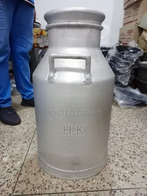 Aluminum Milk Can.