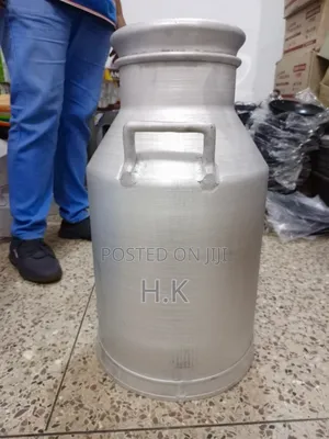 Aluminum Milk Can.